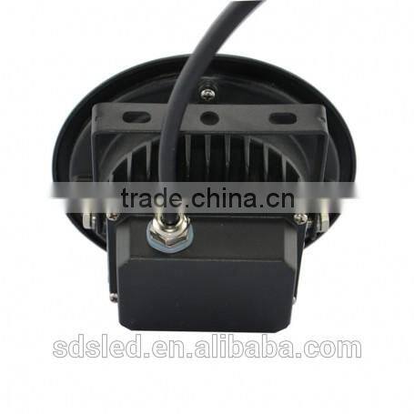 LED 10W IP65 Integrated Round Warm White Black outdoor led flood light