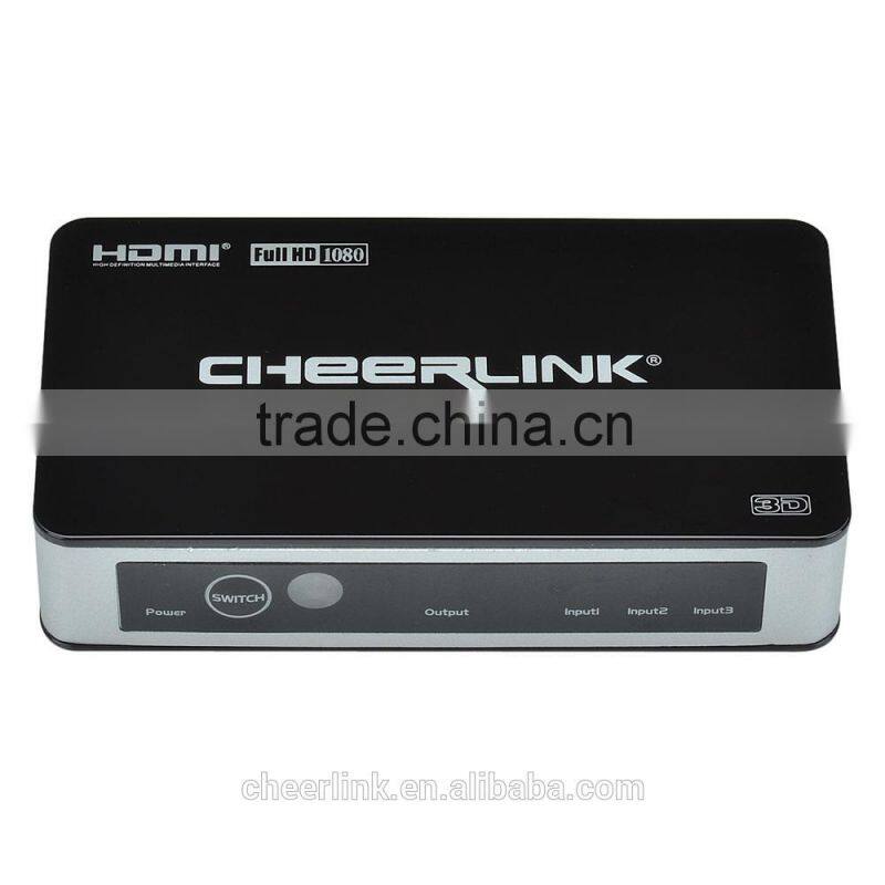 factory stylish 4port hdmi kvm switch with 3in 1 out