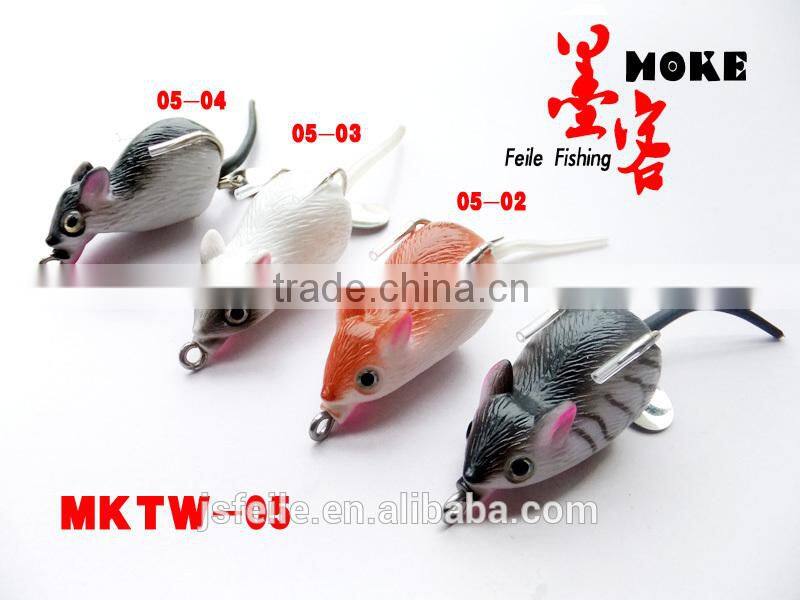 55MM silicagel plastic frog for snakehea fish