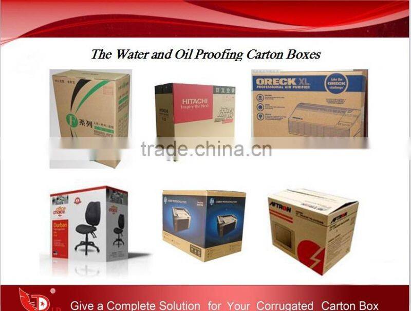 The Water and Oil Proofing Carton Boxes