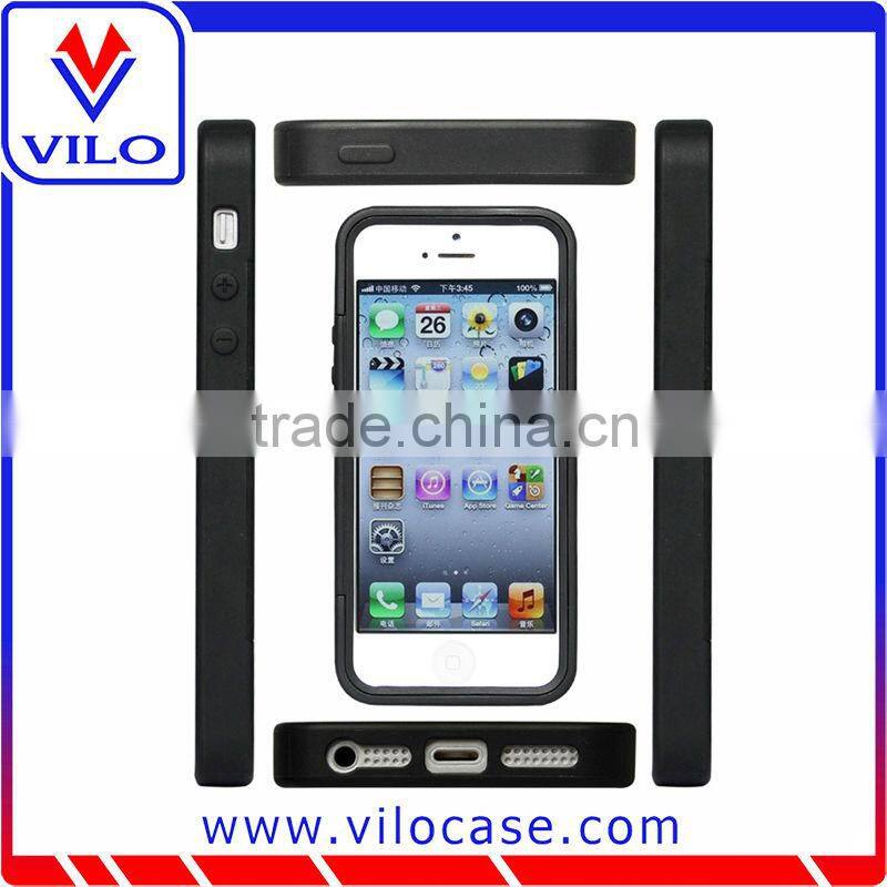 IMD TPU+PU shockproof leather mobile phone case for iPhone 5