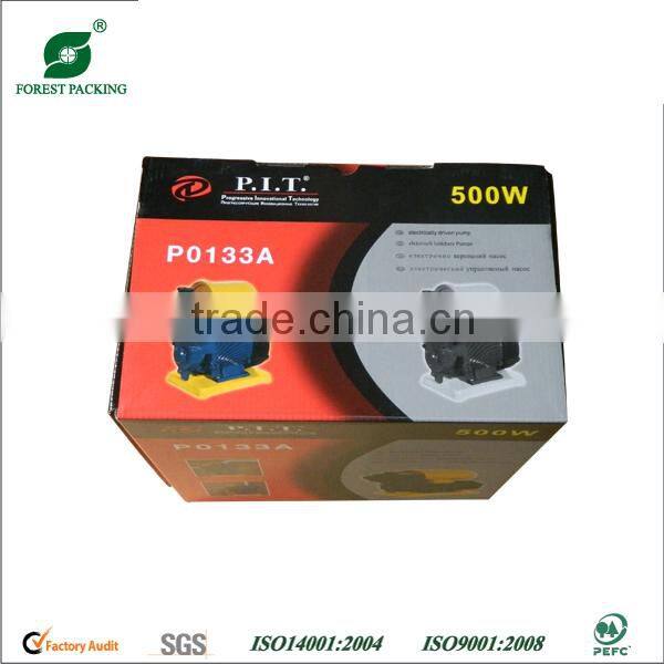 COLOR RECYCLED E FLUTE CORRUGATED CARTON BOX