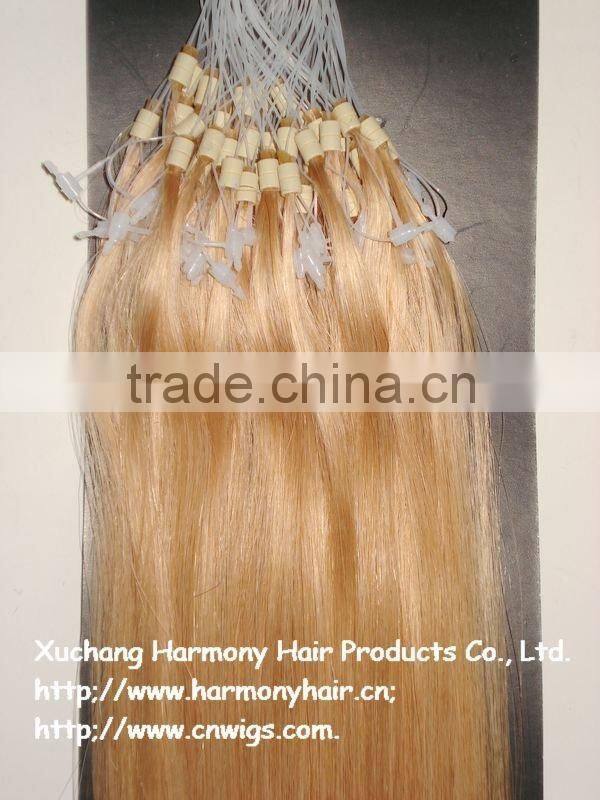 SUPER QUALITY human hair extensions easy loop micro ring