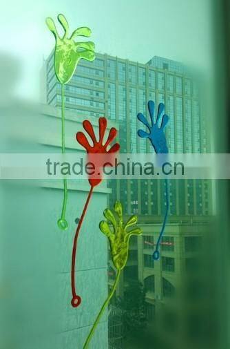 Wholesale assorted color Sticky hand toy