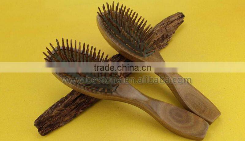 Durable Wooden Beard Hair Brush