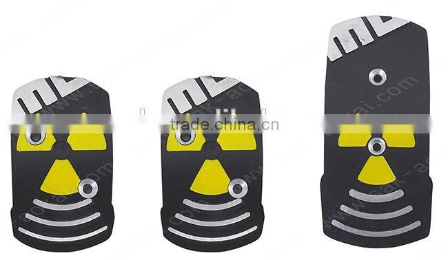 Universal aluminum non-slipautomatic car pedal pad