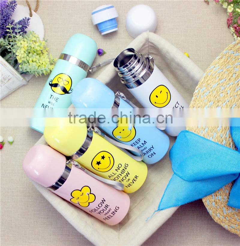 low MOQ OEM stainless steel water vacuum flask thermos mug with good quality 350ML/500ML