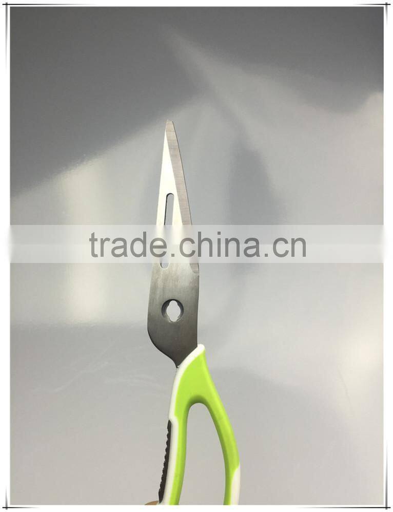 chicken scissors stainless steel multi-function kitchen scissors bone scissors spring-loaded kitchen poultry shears