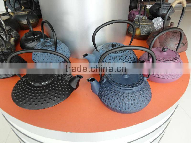 0.55L Hot Cast Iron Tea Kettles with twisted handle
