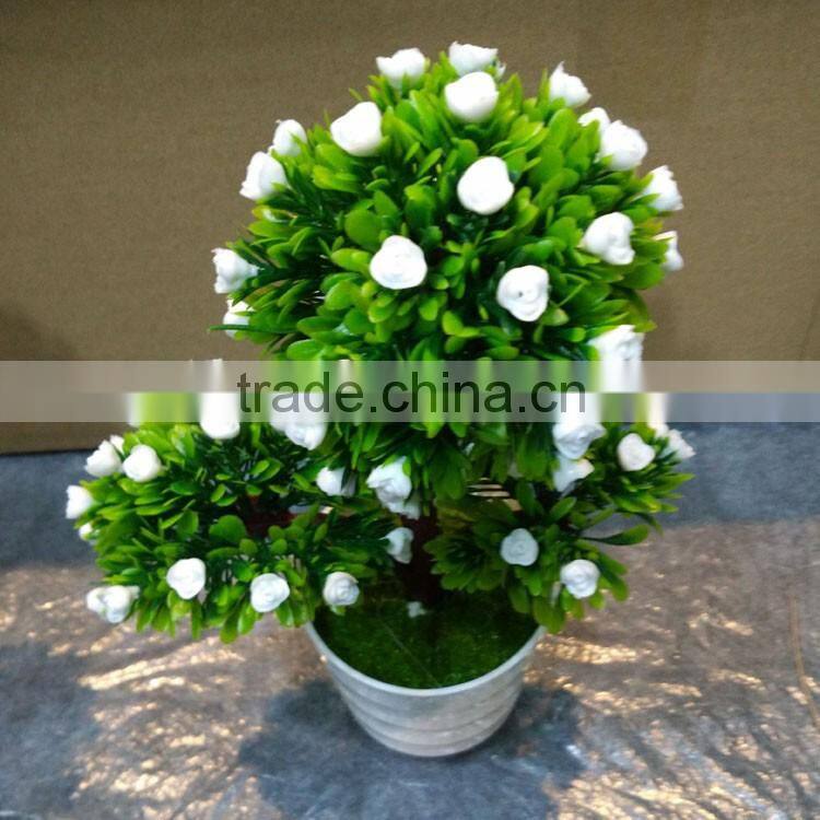 Tianjin factory wholesale artificial mini succulent flower plants, mini flower bonsai