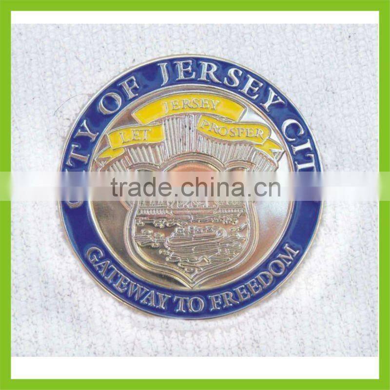 3D Marine Challenge Coin Double Coin