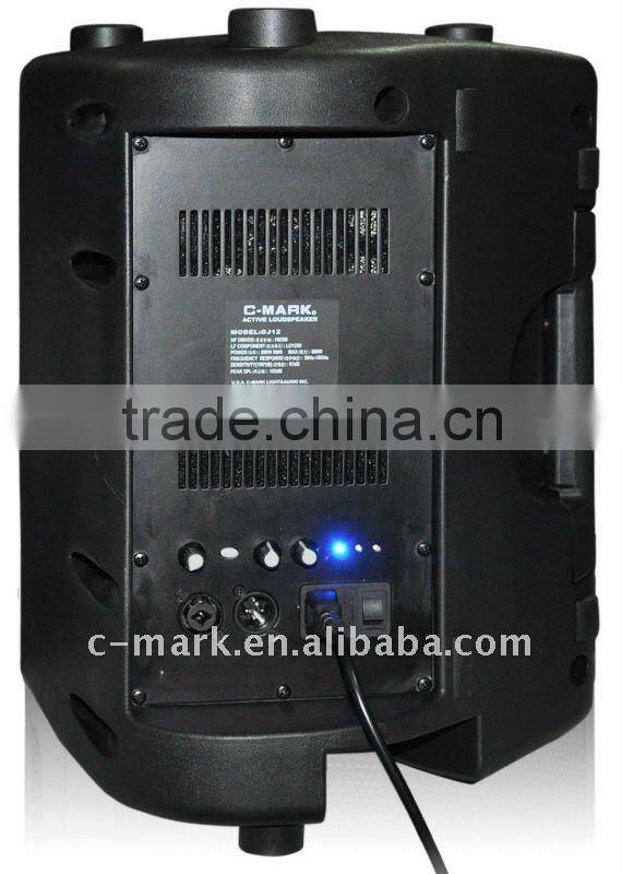 crazy low price plastic coaxial active speaker DJ12