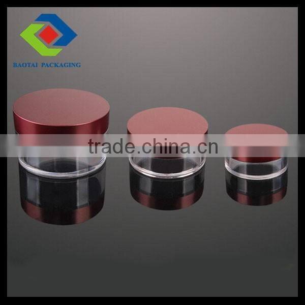 15g 30g 50g plastic clear cream foundation jar