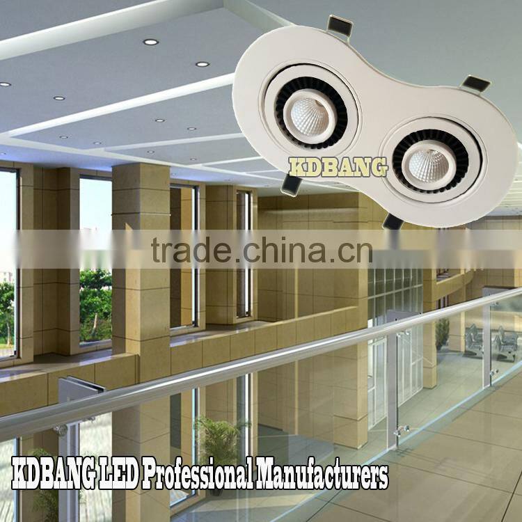 Wholesale high quality adjustable double 2014 led downlight