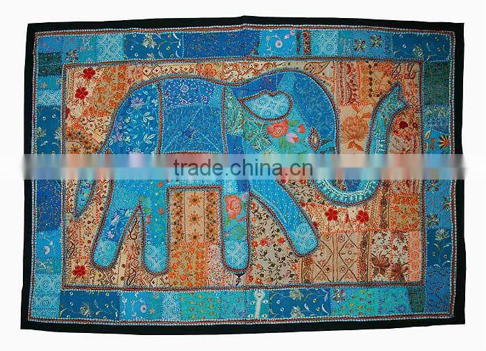 Handmade embroidered tree Wall Hangings tapestry