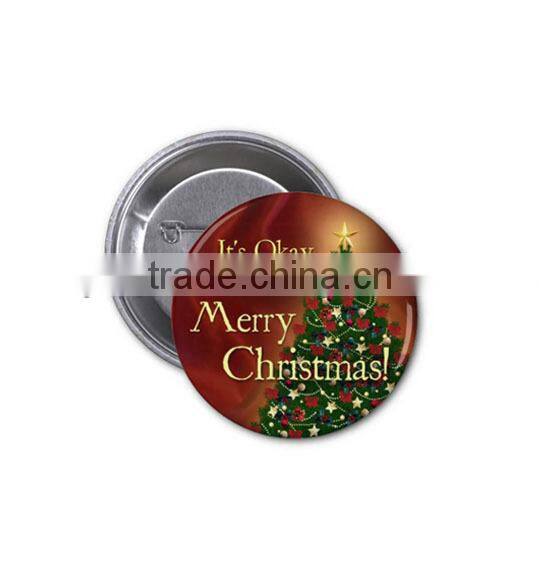Christmas Badge Santa Badge Round Badge