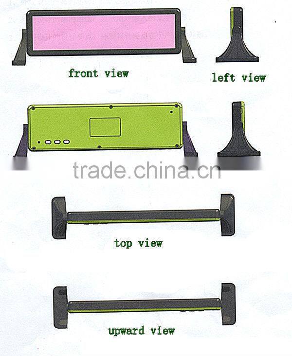 Alibaba desktop led display numeric red color single side 16*96 led sign