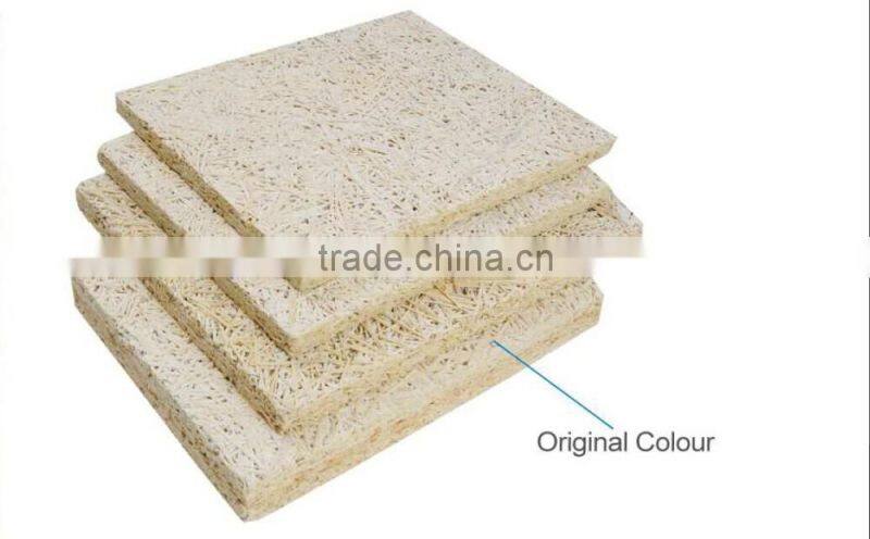 China Acoustic Wood Wool Cement Board Fiber Cement Building Material