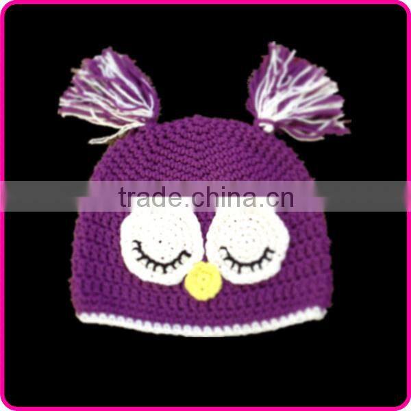 knitted cute animal funny baby crochet beanie