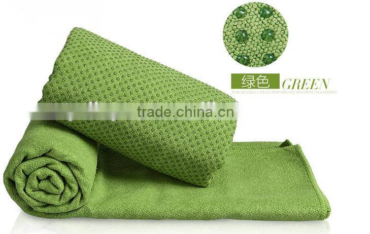 high quality non-slip microfiber Yoga towel in low price