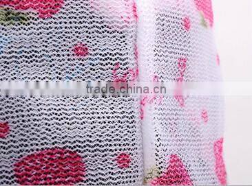 YIWU RODA 100%polyester cylinder printed double mesh washing bag