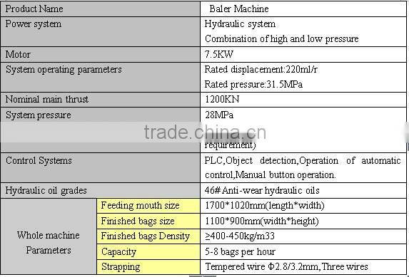 2015 best choose!!! high quality straw compress baling machine