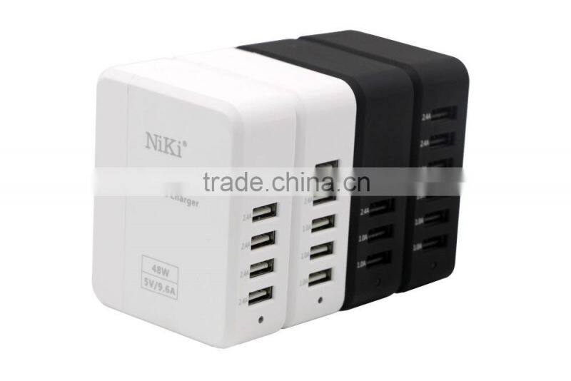 Multi output 6 port usb 2.0 hub for mobile phone with UL certificate
