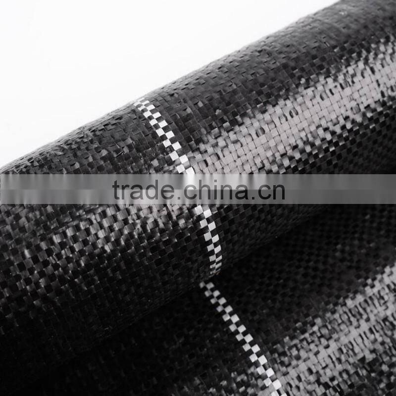 Landscape Cloth Weed Control, 2M wide by 50M Woven Weed Control Landscape Fabric Sheeting with Pegs