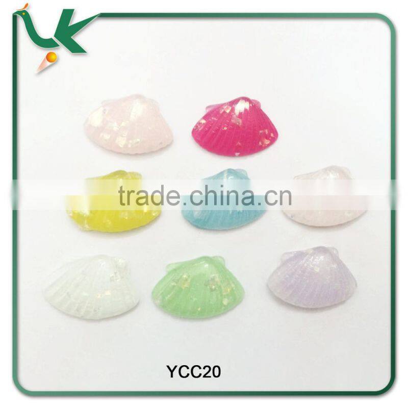 Christmas Halloween Cabochons Cross Flatback Resin Beads with Glitter Powder Kids DIY Crafts MIX IN STOCK