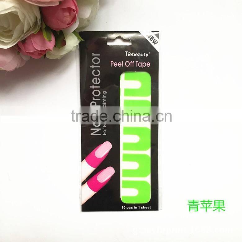 New Nail Tape Stickers Peel off Tape Nail protector Nail Sticker wholesale