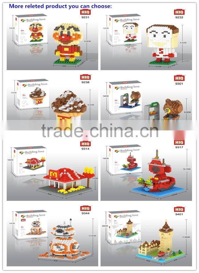 customizable figure diamond building block for kids