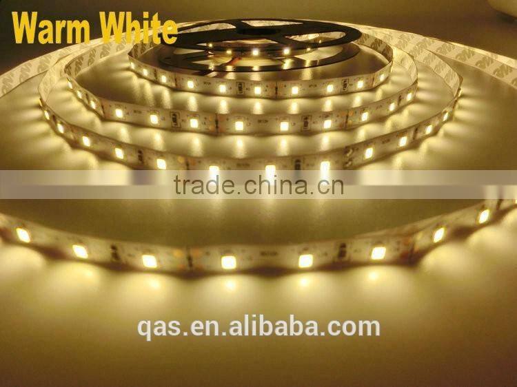 ip20 led strip 2835 5M 60led/m flexible led bar light warm white/white 12V24v