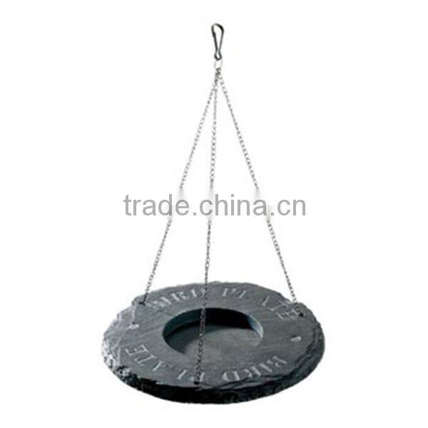 2016 eco-friendly hot sale outdoor slate bird feeder