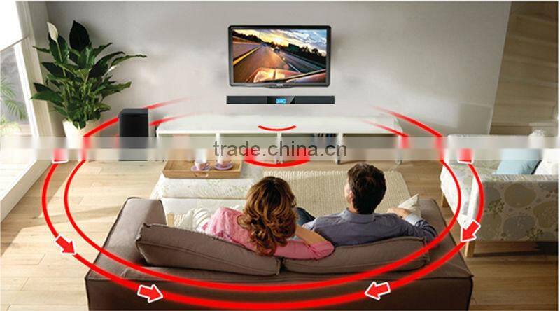5.1 CHANNEL MAXXBASS STEREO SOUNDBAR SPEAKER WITH 2.4G WIRELESS SUBWOOFER