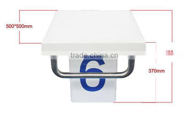 Swimming pool olympic starting blocks stainless steel and aluminium starting block