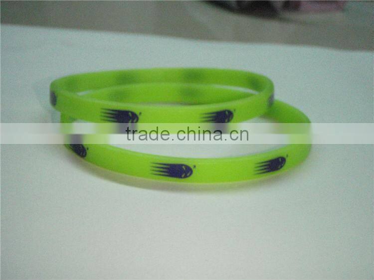 Multi color thin Silicone wristbands
