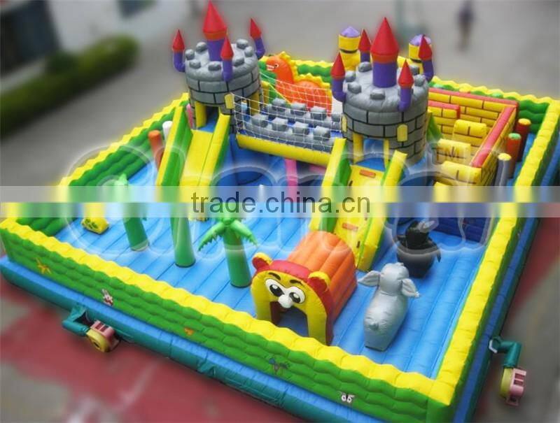 Hot sale kids jumping air castle inflatable park