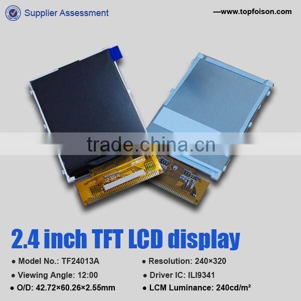 2.4 inch tft lcd matrix square 240*320 for consumer device
