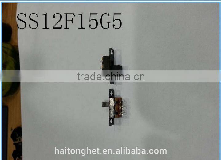 250V 3pin micro mini slide switch SS12f15G5