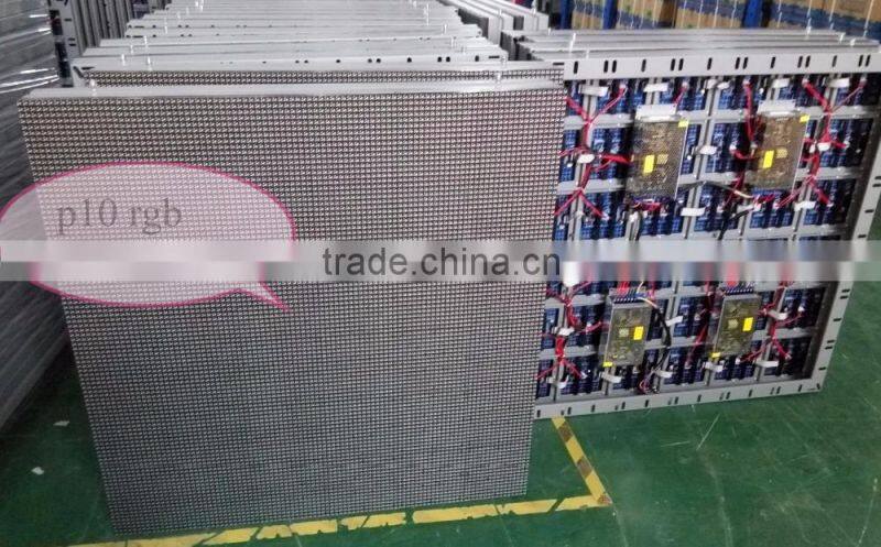p10 P7.62 led /lcd smd3535/dip indoor/outdoor full color led display screen
