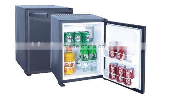 40L black door hotel mini fridge with absorption system
