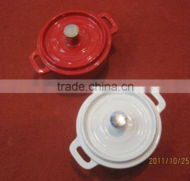 cast iron enamel griddle and roaster