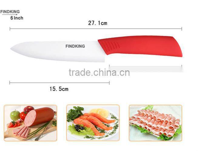 Beauty Gifts Zirconia kitchen knife set Ceramic fruit Knife Set 3" 4" 5" 6" inch+ Peeler+Covers