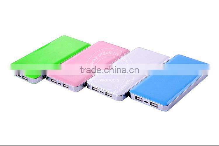New product fast chargeing portable powerbank slim power bank 10000mah with custom logo