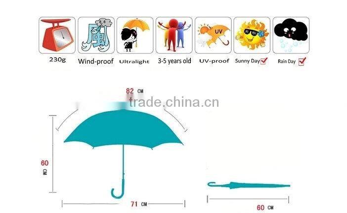 19''*8K high qualily POE fabric for leaf printed transprent umbrella