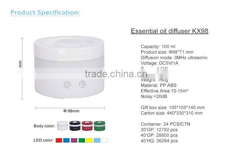 portable cool mist led humidifier diffuser essential oil diffuser ultrasonic