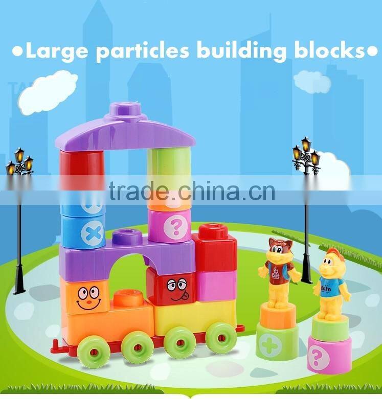 Funny Plstic Develop Creativity building block for children