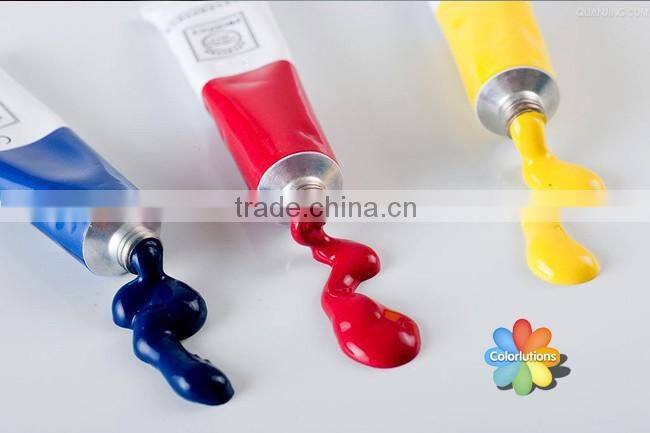 75ml tube packed OEM made artist non-toxic acrylic paint