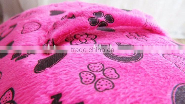 The princess and lovely type short-pile velour dog pet bed