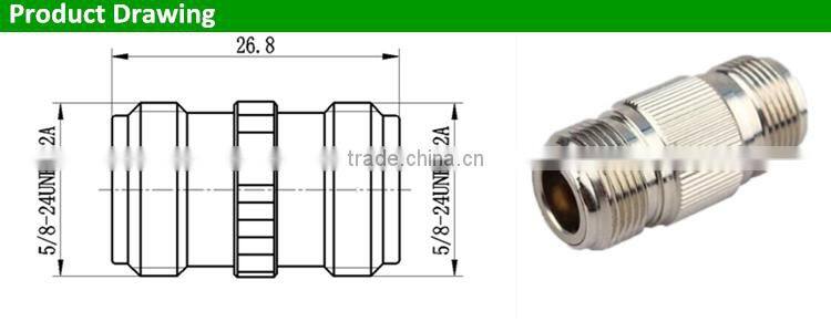 RF N Type Female Male antenna Connector for cable DC-3Ghz